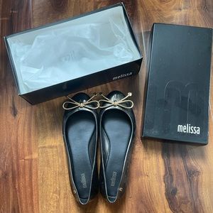 Melissa flats in black size 7